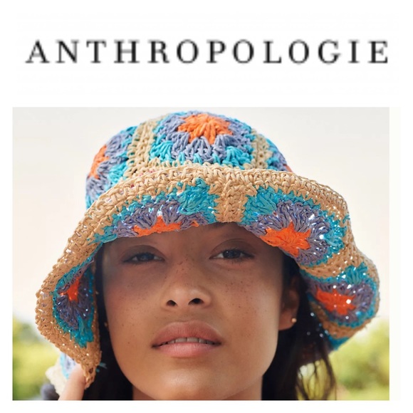 Anthropologie Accessories - Anthropologie Bucket Crochet Hat
